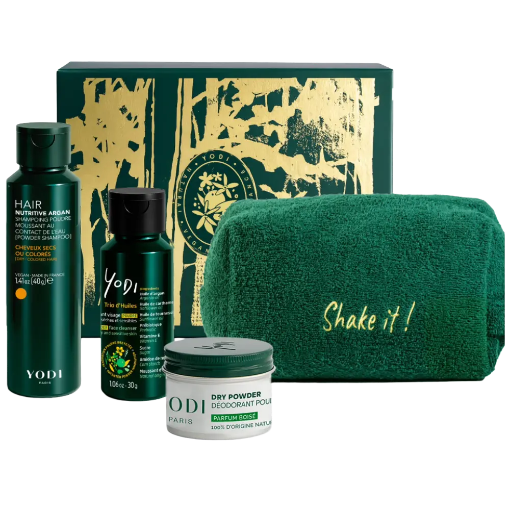 Coffret routine énergie peau, corps, cheveux