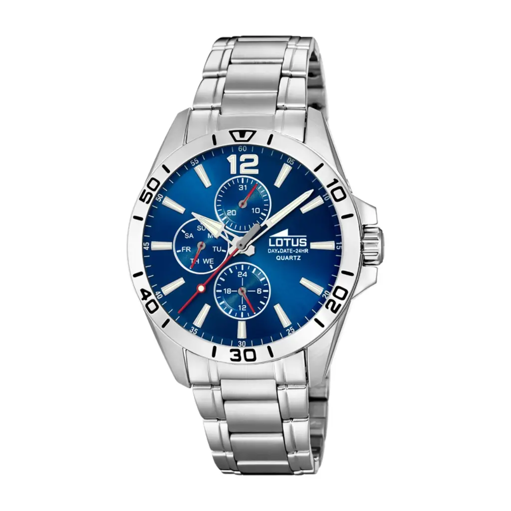 Montre homme, bracelet acier Lotus